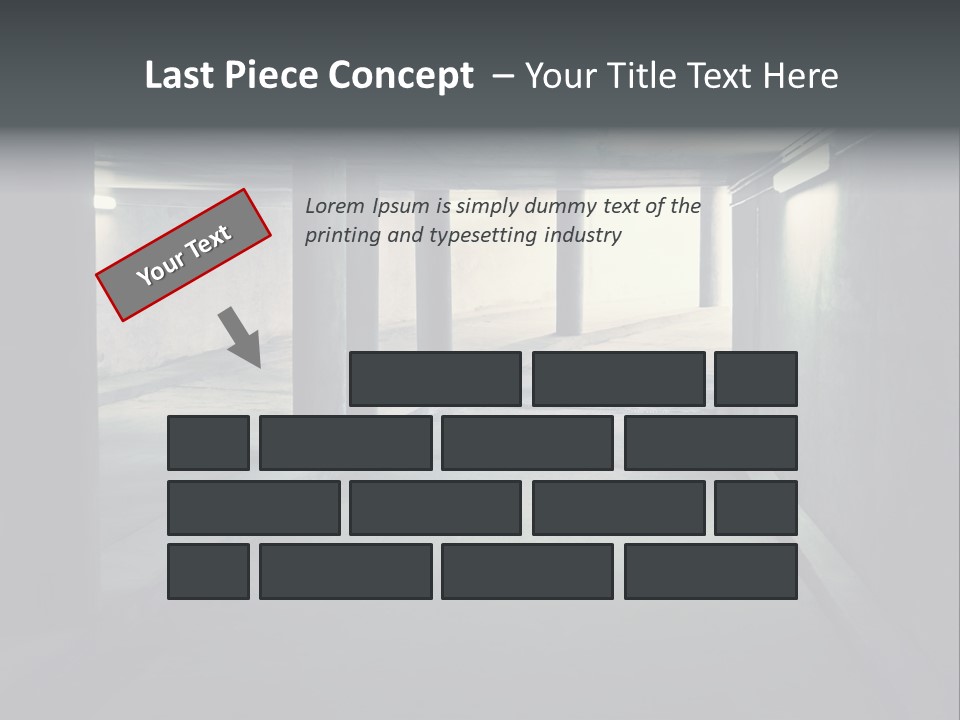 Track Asphalt Building PowerPoint Template
