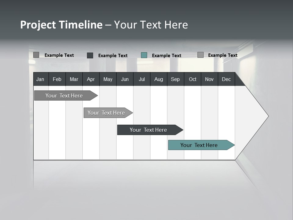 Track Asphalt Building PowerPoint Template