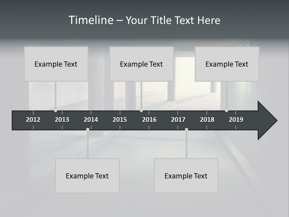 Track Asphalt Building PowerPoint Template