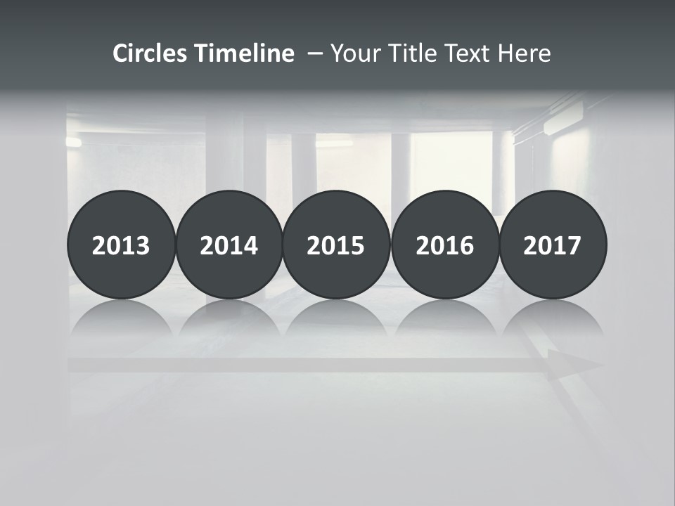 Track Asphalt Building PowerPoint Template