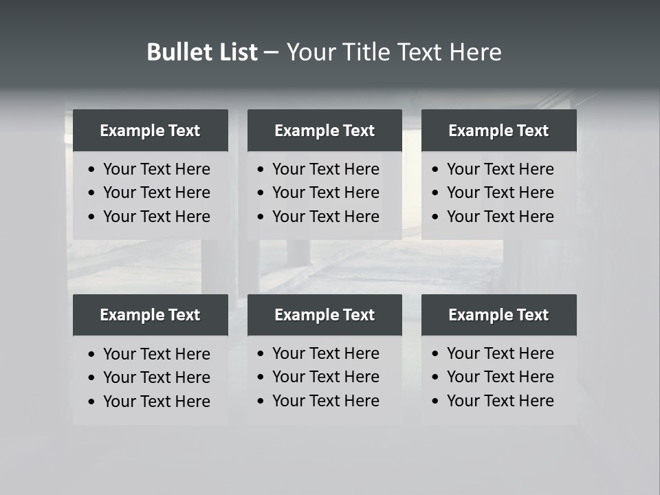 Track Asphalt Building PowerPoint Template