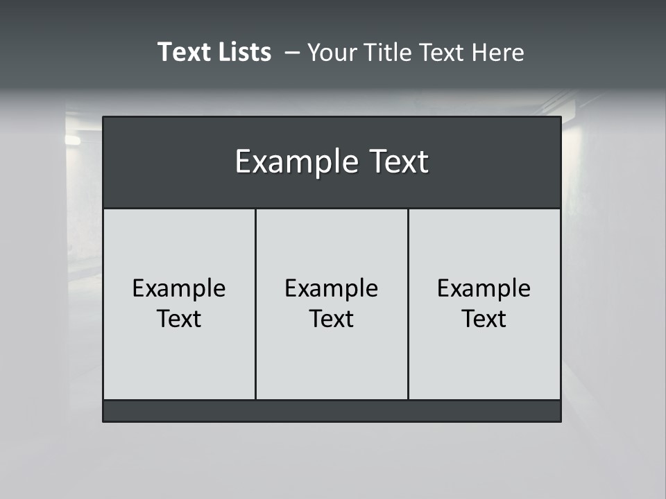 Track Asphalt Building PowerPoint Template
