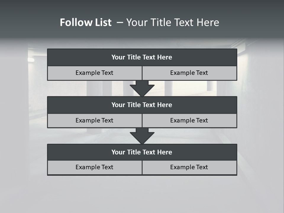 Track Asphalt Building PowerPoint Template