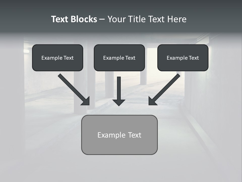 Track Asphalt Building PowerPoint Template
