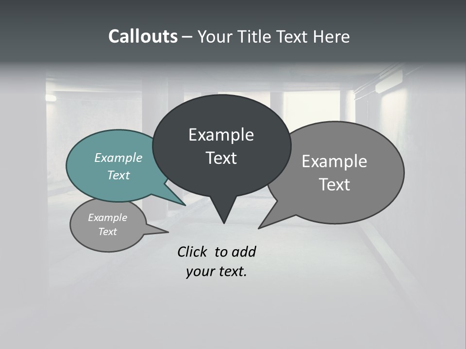 Track Asphalt Building PowerPoint Template