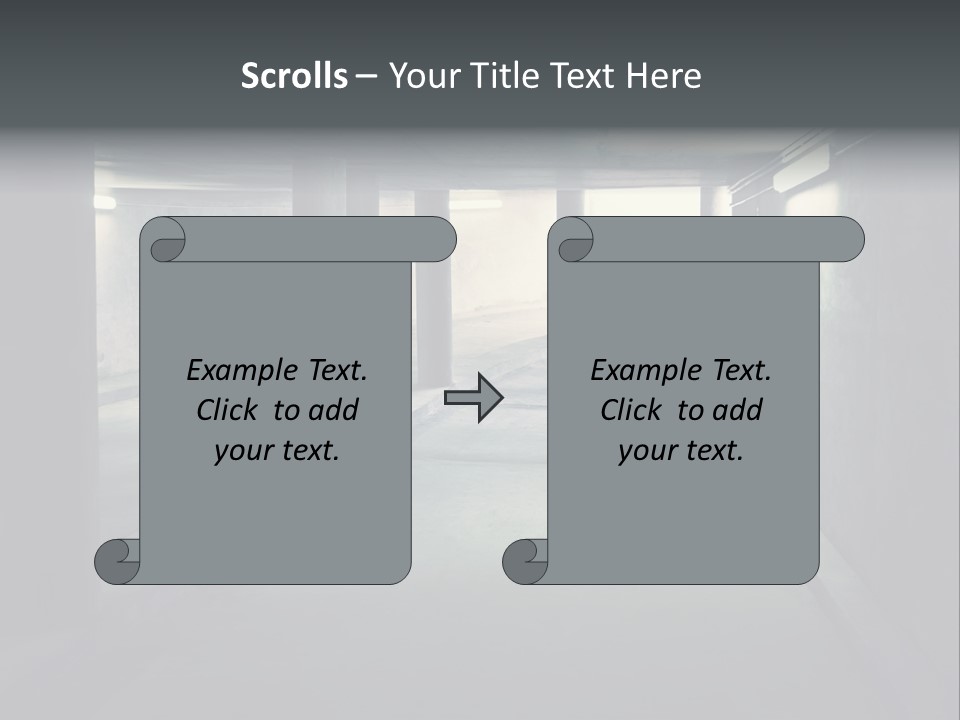 Track Asphalt Building PowerPoint Template