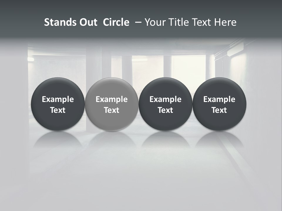 Track Asphalt Building PowerPoint Template