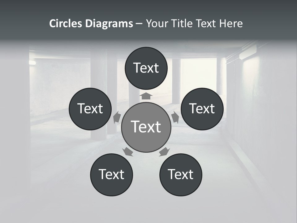 Track Asphalt Building PowerPoint Template