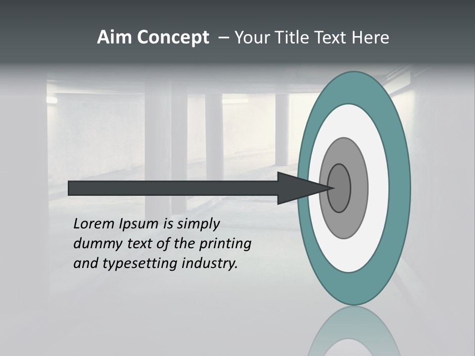 Track Asphalt Building PowerPoint Template