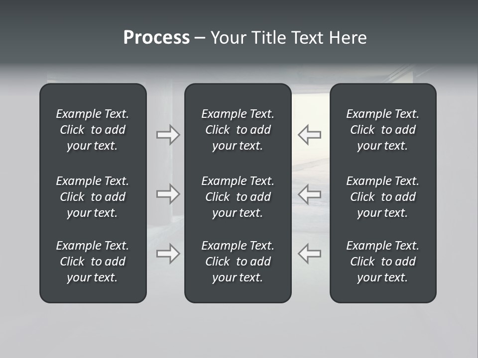 Track Asphalt Building PowerPoint Template