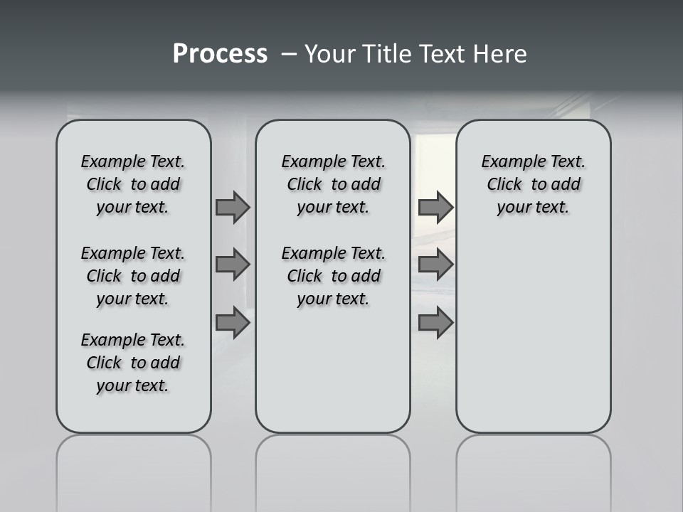 Track Asphalt Building PowerPoint Template
