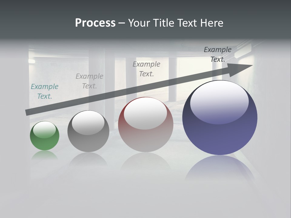 Track Asphalt Building PowerPoint Template