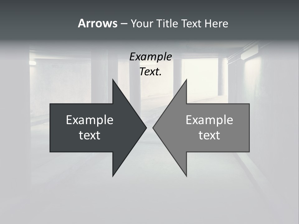Track Asphalt Building PowerPoint Template