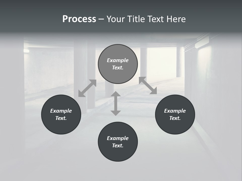 Track Asphalt Building PowerPoint Template