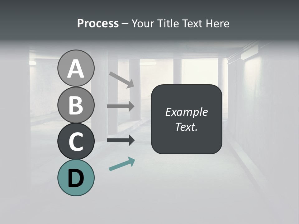 Track Asphalt Building PowerPoint Template