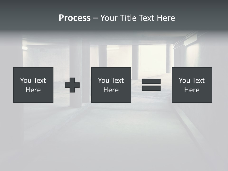 Track Asphalt Building PowerPoint Template