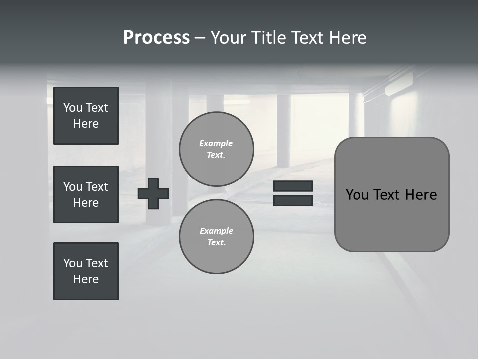 Track Asphalt Building PowerPoint Template