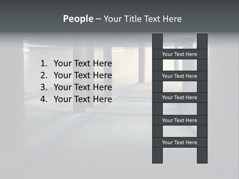 Track Asphalt Building PowerPoint Template