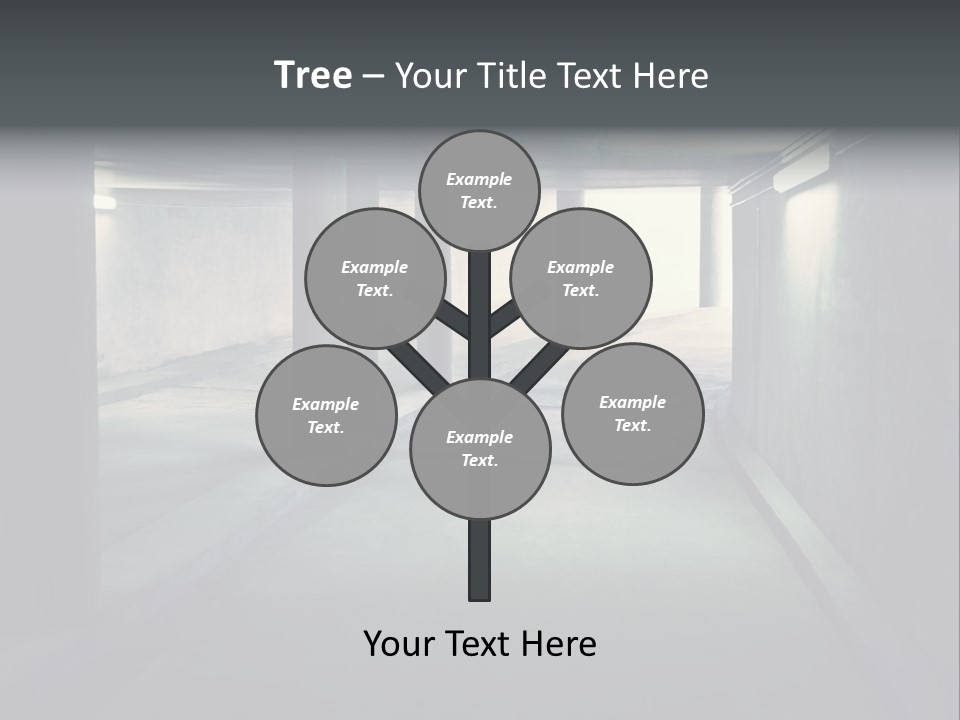 Track Asphalt Building PowerPoint Template