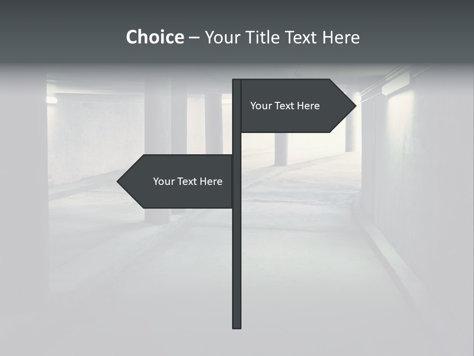 Track Asphalt Building PowerPoint Template