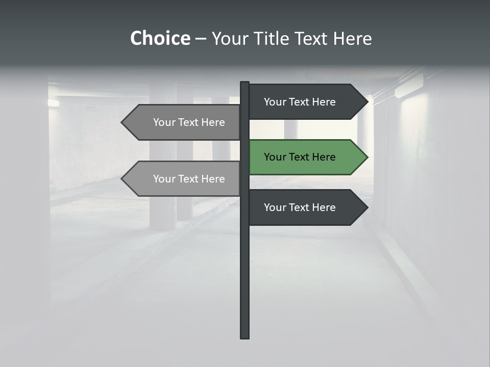 Track Asphalt Building PowerPoint Template