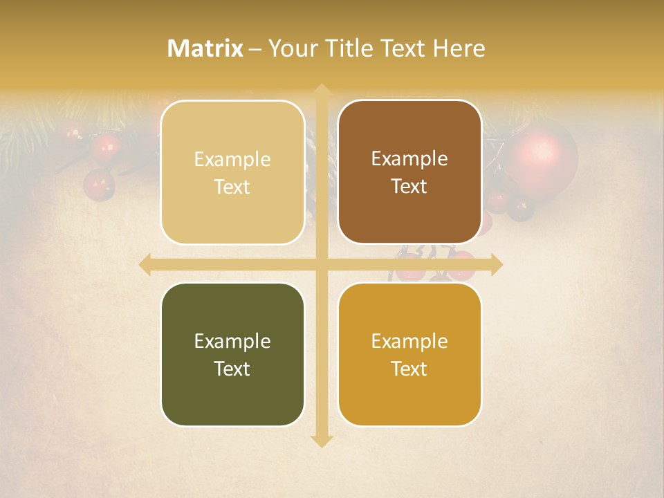 Christmas Vintage PowerPoint Template