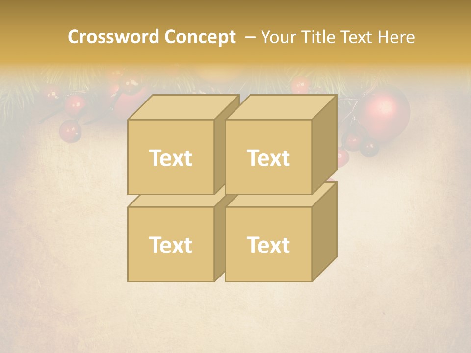 Christmas Vintage PowerPoint Template
