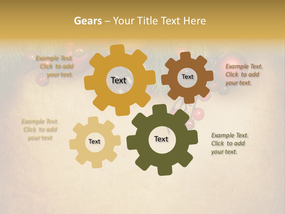 Christmas Vintage PowerPoint Template