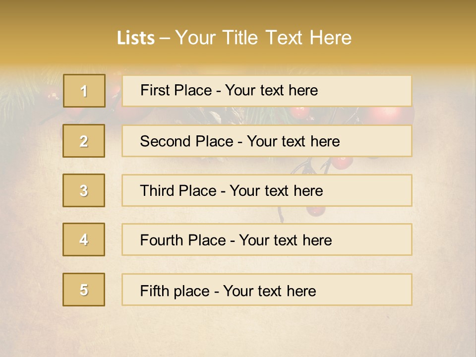 Christmas Vintage PowerPoint Template