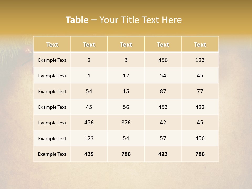 Christmas Vintage PowerPoint Template