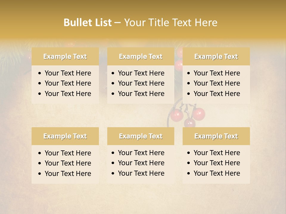 Christmas Vintage PowerPoint Template