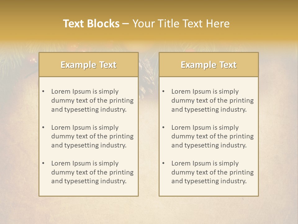 Christmas Vintage PowerPoint Template