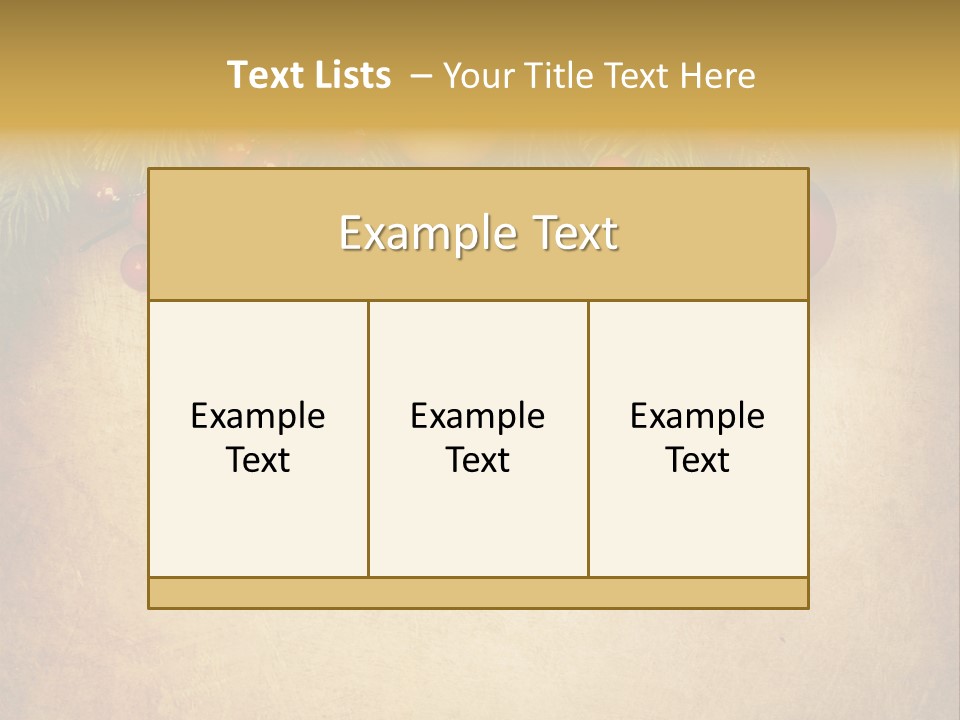 Christmas Vintage PowerPoint Template