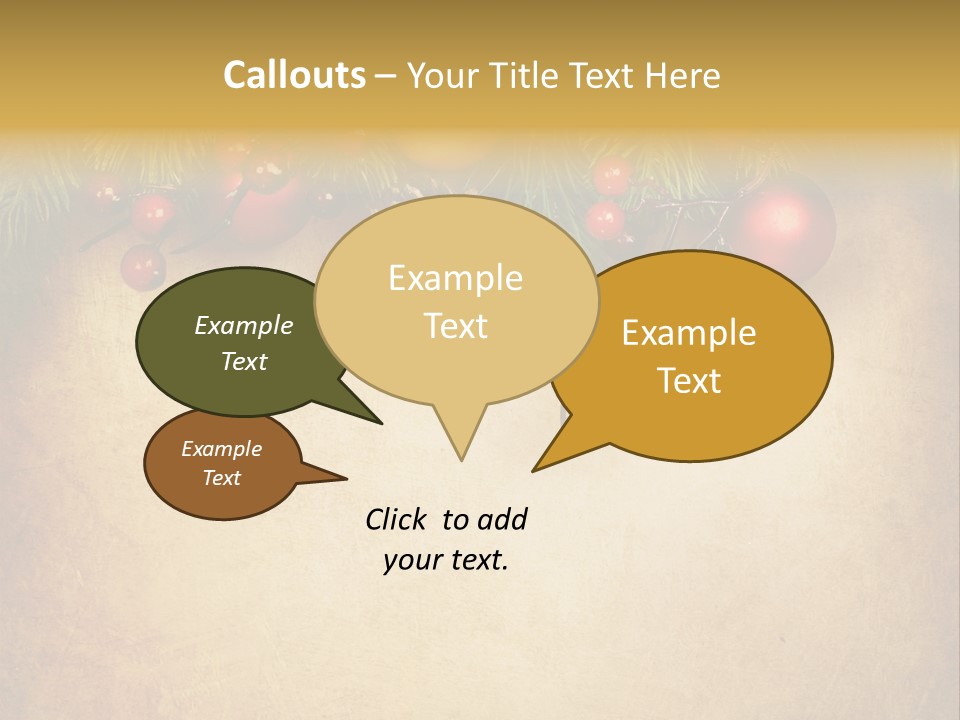 Christmas Vintage PowerPoint Template