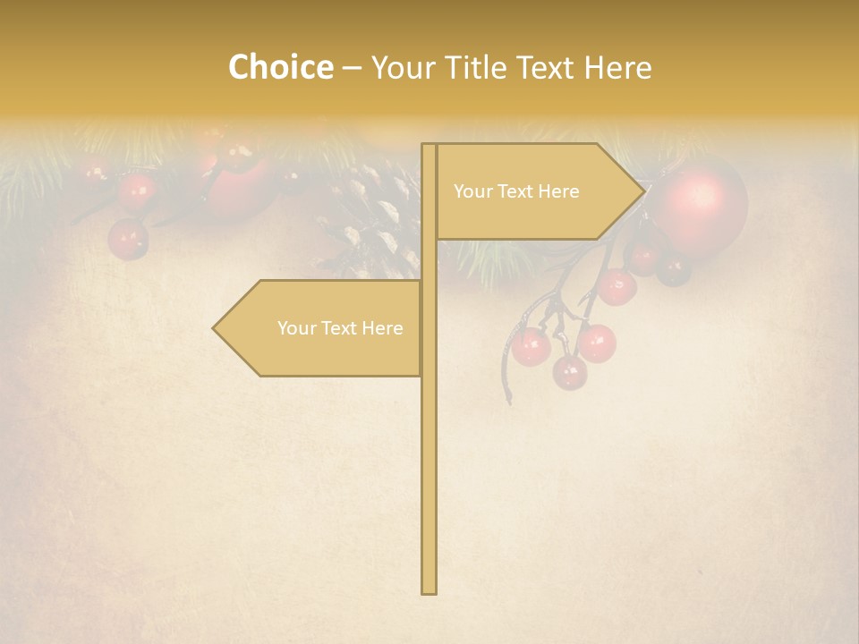 Christmas Vintage PowerPoint Template