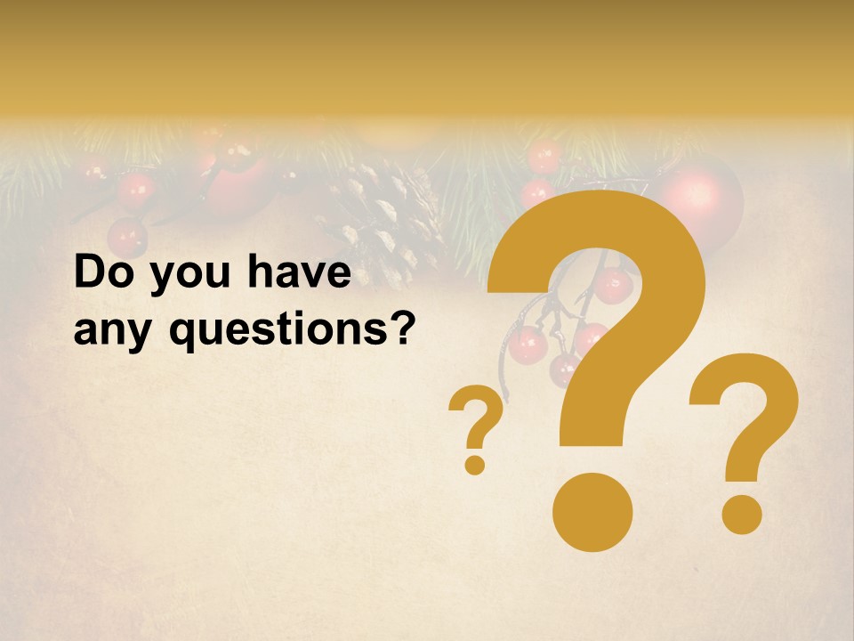 Christmas Vintage PowerPoint Template