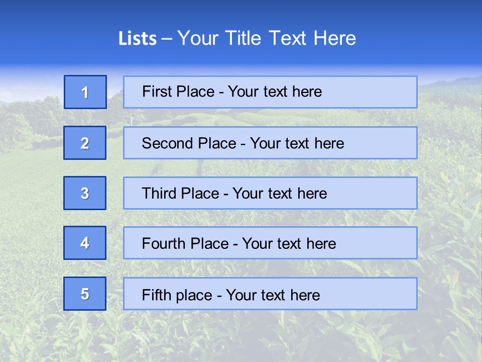 Tea Leaves PowerPoint Template