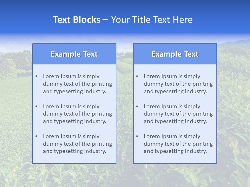 Tea Leaves PowerPoint Template