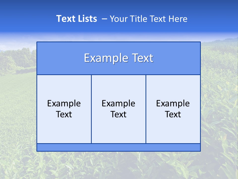 Tea Leaves PowerPoint Template