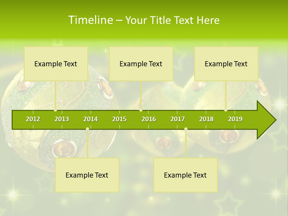 Color Snow Isolated PowerPoint Template