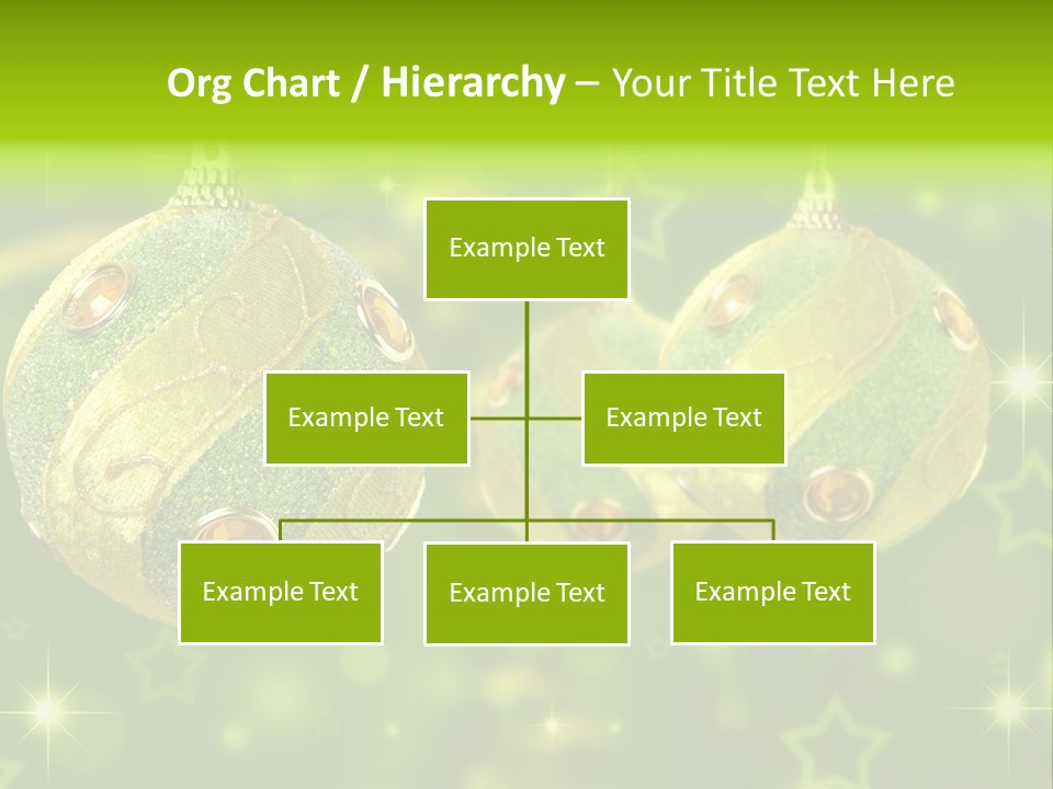 Color Snow Isolated PowerPoint Template