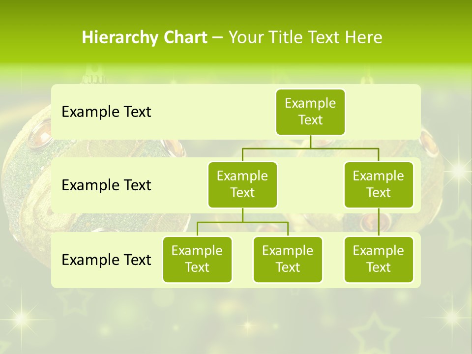 Color Snow Isolated PowerPoint Template