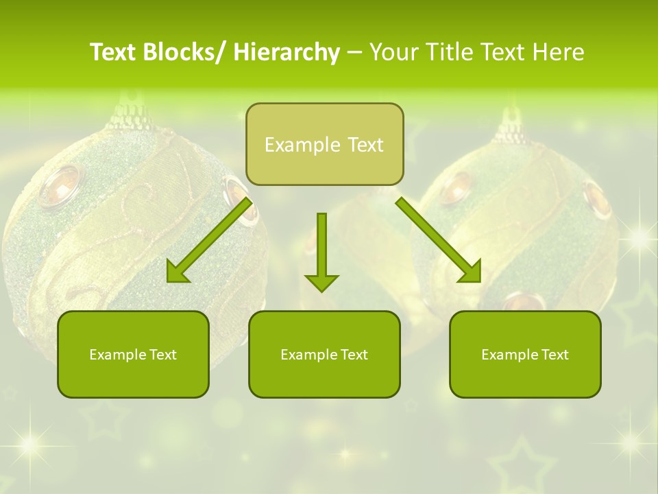 Color Snow Isolated PowerPoint Template