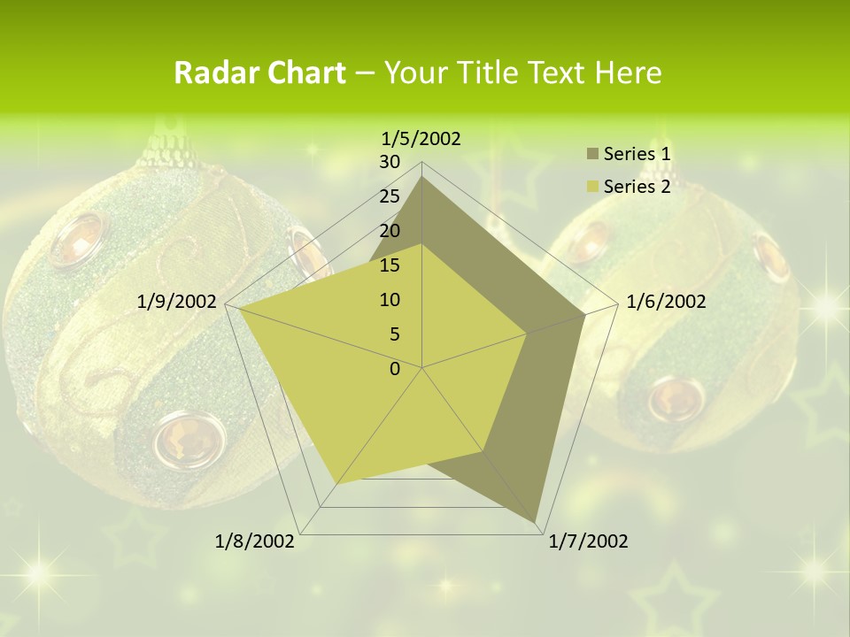 Color Snow Isolated PowerPoint Template