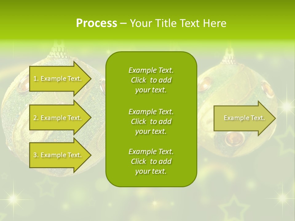 Color Snow Isolated PowerPoint Template