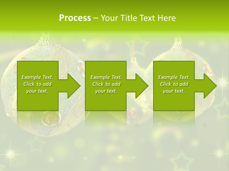 Color Snow Isolated PowerPoint Template