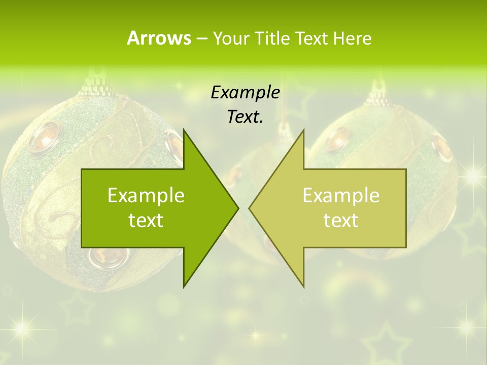 Color Snow Isolated PowerPoint Template