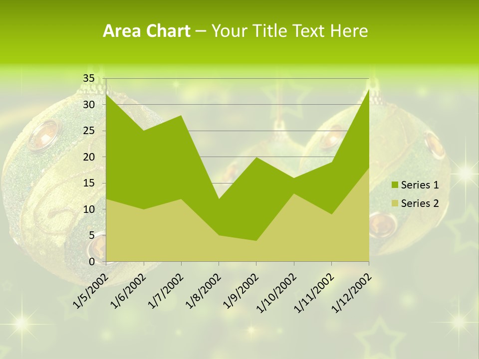 Color Snow Isolated PowerPoint Template