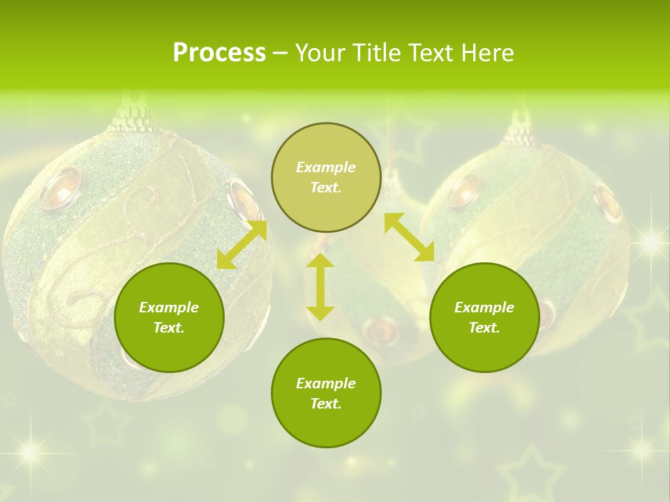 Color Snow Isolated PowerPoint Template