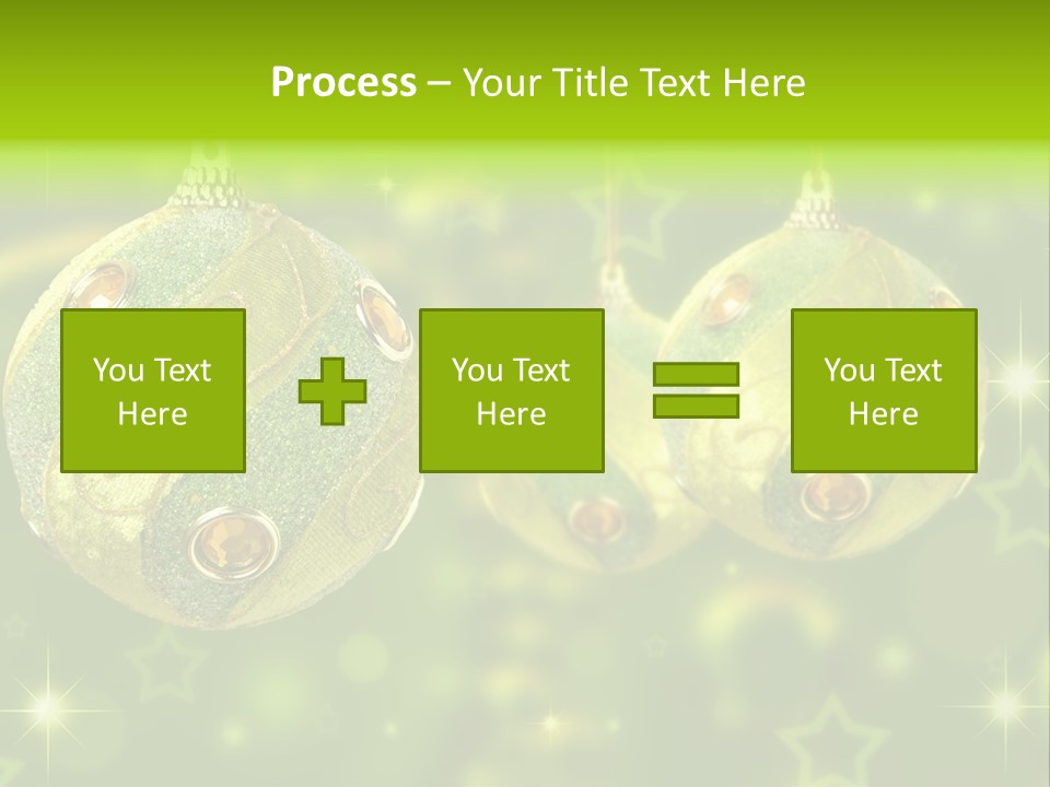 Color Snow Isolated PowerPoint Template